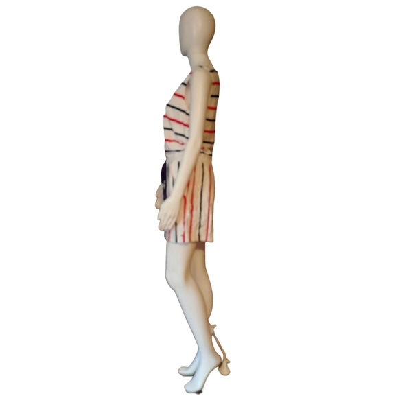 Vineyard Vines For Target Striped Sleeveless Cotton V Neck Romper - Picture 6 of 16